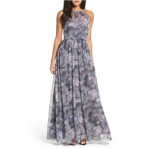 Amsale Tamara Gathered Gown Dress